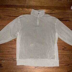 Athleta Tan Zip-Up Sweater